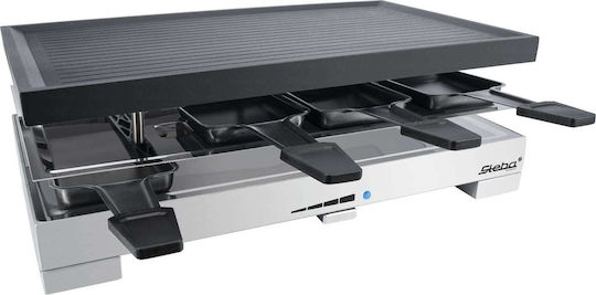 Steba Tischplatte Elektrogrill Raclette Geriffelte Platte 1200W mit einstellbarem Thermostat 40.5cmx24cmcm