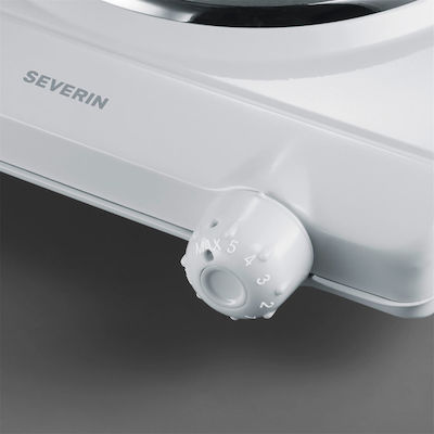 Severin Enamel Countertop Single Burner White