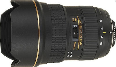 Tokina Full Frame Φωτογραφικός Φακός AT-X 16-28mm F2.8 Pro FX AF Wide Angle Zoom για Nikon F Mount Black