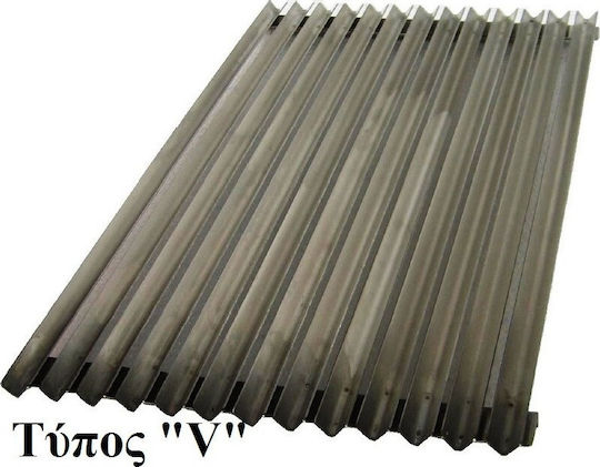 Vimitex Grătar comercial Pe gaz 25.2kW cu Dimensiuni 80x70x43cm