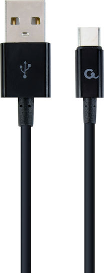 Partner Tele Regular USB 2.0 Cablu USB-C bărbătesc - USB-A Negru 2m Bulk