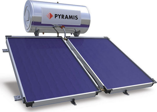 Pyramis 026001205 Solar-Warmwasserbereiter 160Es Glas Dreifache Energie 3qm Auswahl