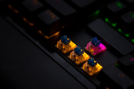 Zeroground KB-2400G Taigen v2.0 Gaming Μηχανικό Πληκτρολόγιο με Custom διακόπτες και RGB φωτισμό (Αγγλικό US)