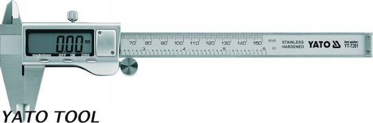 Yato YT-7201 Ψηφιακό Παχύμετρο με Ακρίβεια 0.02mm & Εύρος Μέτρησης έως 150mm