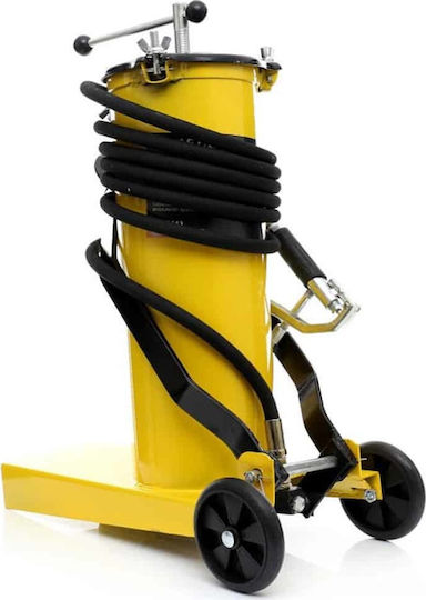 Kraft & Dele Pistol de ungere cu aer cald Rulabil 10kg cu Țeavă flexibilă Lungime 4m