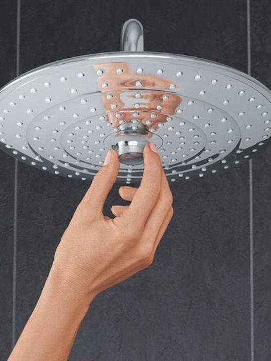 Grohe Euphoria System 180 Duschsäule mit Wannenbatterie 113,3cm Silber