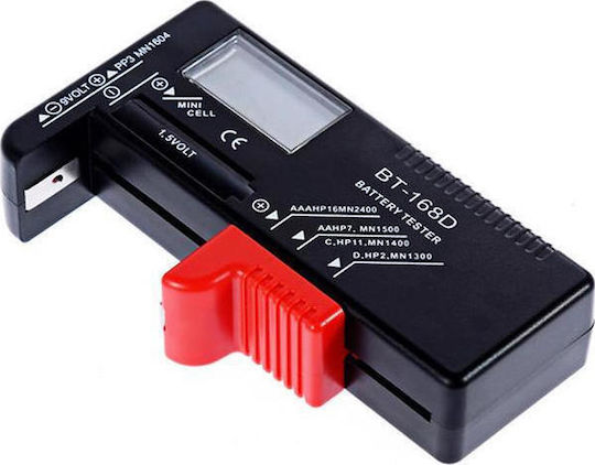 Bigstren BT-168D Digital Battery Tester with Battery Size Adjustment Lever