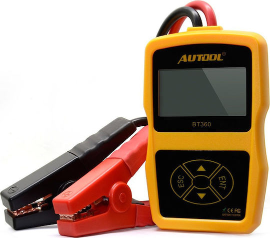 Autool BT360 Digital Test de baterie cu cleme de crocodil