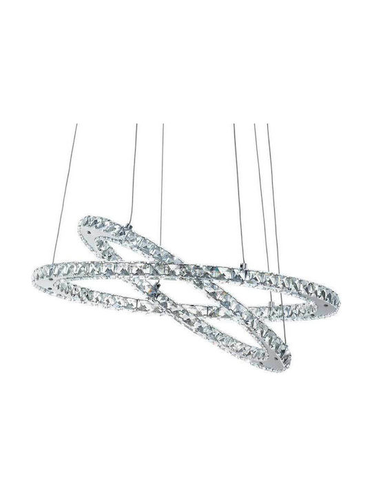 Eglo Varrazo Kronleuchter LED mit Kristallen Transparent 31667