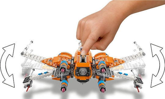 LEGO Star Wars Poe Dameron X-wing Fighter за 9+ Години 761 Бройки