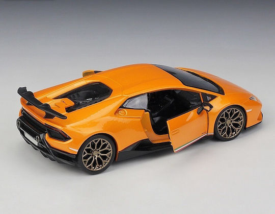 Bburago Lamborghini Lamborghini Huracan Performante Metall Modellfigur Auto Orange im Maßstab 1:24