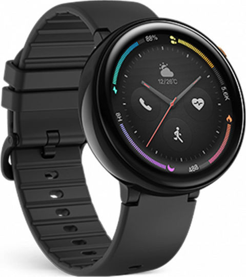 Amazfit Nexo Ceramică 36mm Smartwatch cu eSIM și Pulsometru (Negru)