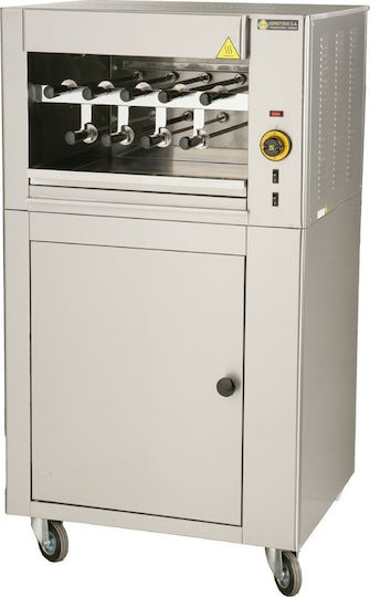 Sergas SGE9 Elektrische Spieß-Grill 5.5kW mit Abmessungen 61x74x52cm