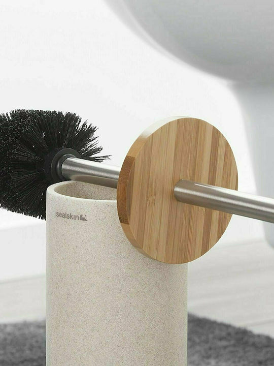 Sealskin Grace 361910565 Plastic Toilet Brush Gray