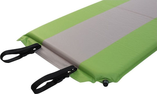 Grasshoppers Trek 38 Αυτοφούσκωτο Μονό Υπόστρωμα Camping 186x53cm Πάχους 3.8cm Πράσινο