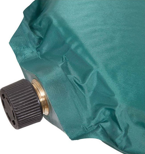 Escape Self-Inflating Single Camping Sleeping Mat 200x65cm Thickness 4.5cm in Green color