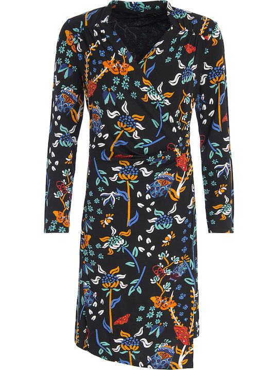 Desigual Midi Dress Wrap Black