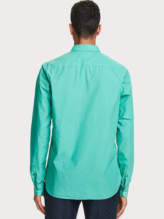 Scotch & Soda Herrenhemden Normale Passform Grünes