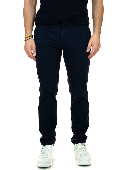Trousers Chino in Tapered Line Navy Blue