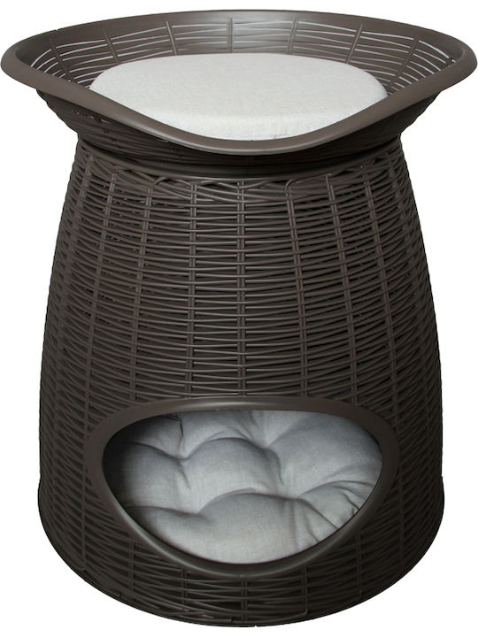 Bama Pasha Pet Home Hundebett Nest Weiß 52x50cm.