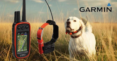 Garmin Alpha 100 Ηλεκτρικό Κολάρο GPS Σκύλου με χάρτη TopoDrive Hellas ΤΤ15