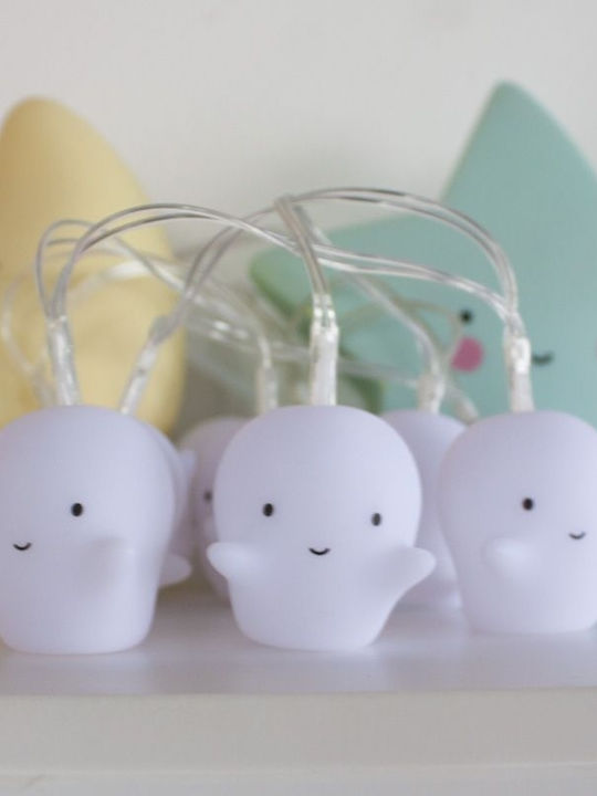 A Little Lovely Company Παιδική Φωτιστική Γιρλάντα Led Πλαστικό Ghosts