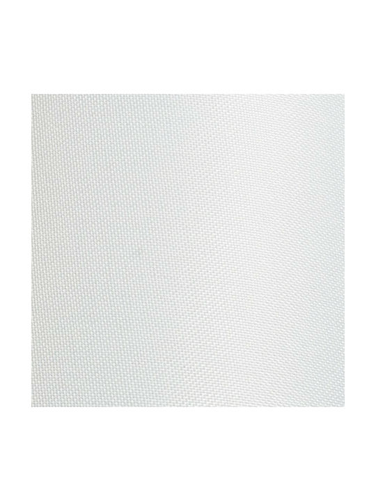 Rendl Light Studio Broadway Table Metal Table Lamp for Socket E27 with White Shade and Silver Base