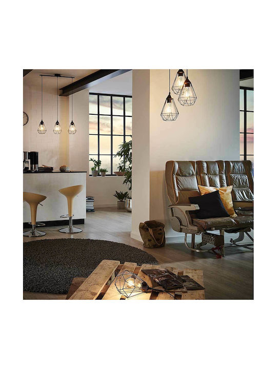 Eglo Lustră Decorativă cu Soclu pentru Bec E27 Negru