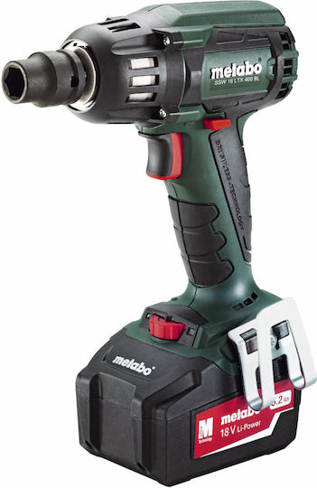 Metabo SSW 18 LTX 400 BL Fără perii Cheie de impact Baterie 18V Solo cu Priză 1/2" & Hexagonal