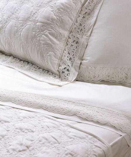 Kentia Clelia Bridal Set 7pcs with Lace 230x250cm