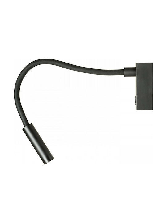 Rendl Light Studio Aim Einzel LED Warmes Weiß Spot in Schwarz Farbe