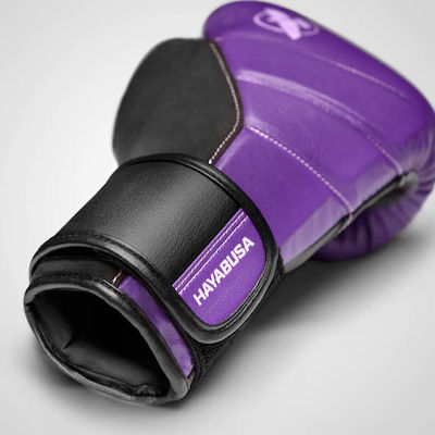 Hayabusa T3 Synthetic Leather Boxing Competition Gloves Purple