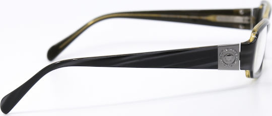 Versace Plastic Eyeglass Frame Black 3034-B 446