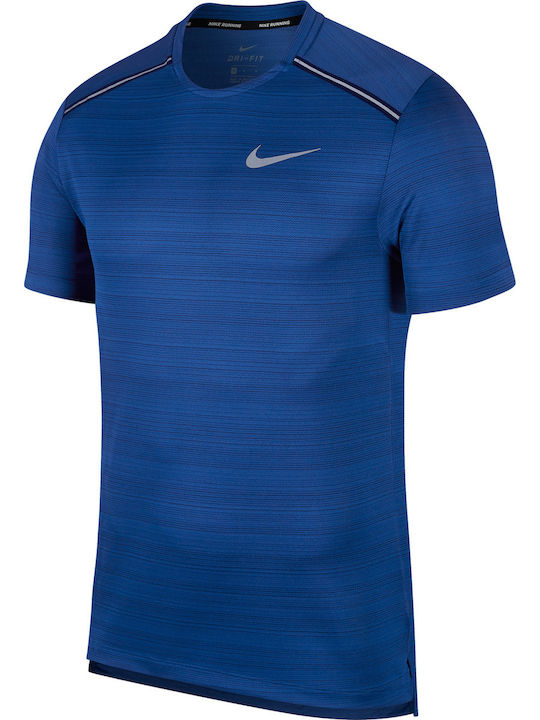 Nike Miler Dri-Fit Athletic T-shirt Blue