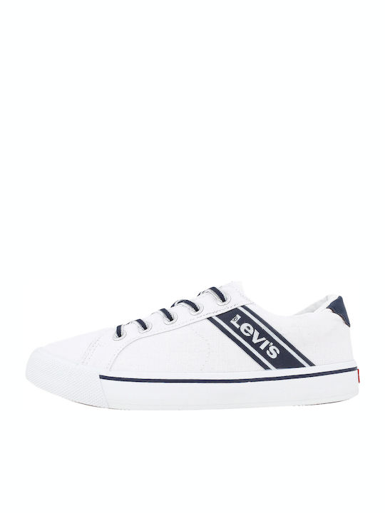 Levi's Παιδικό Sneaker Kingston για Αγόρι Λευκό