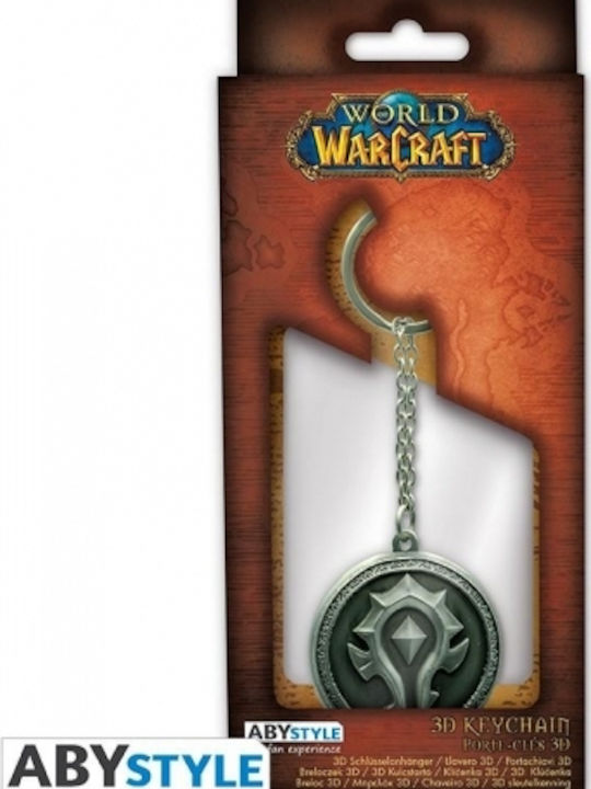 Abysse Μπρελόκ Πορτοφόλι World Warcraft Horde Μεταλλικό Γκρι