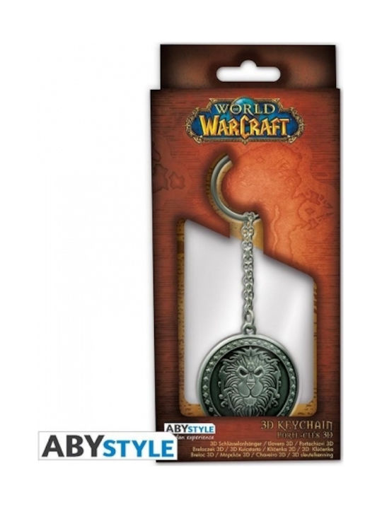 Abysse Keychain World Warcraft Alliance Metallic Gray