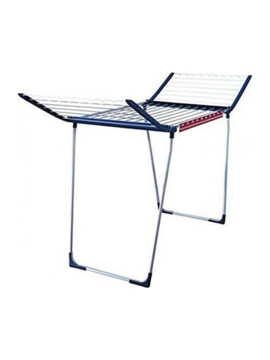 Leifheit Pegasus 200 Metallic Folding Floor Clothes Drying Rack with Hanging Length 20m