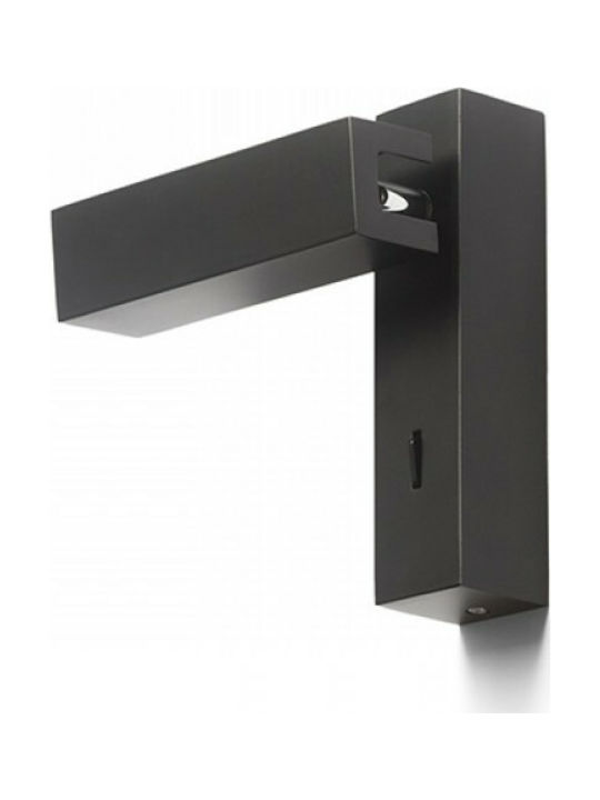 Rendl Light Studio Fado I Wall Единично LED Неутрално бяло Спот в Черен Цвят