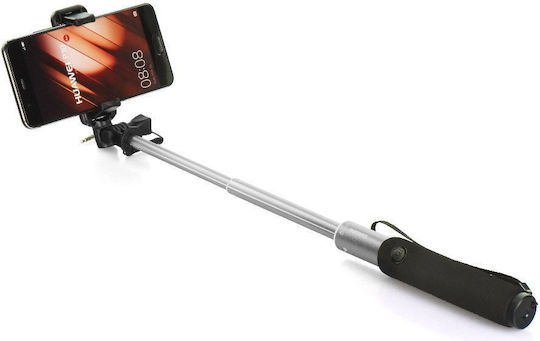 Remax P5 Selfie-Stick mit 3.5mm Kabel Silber