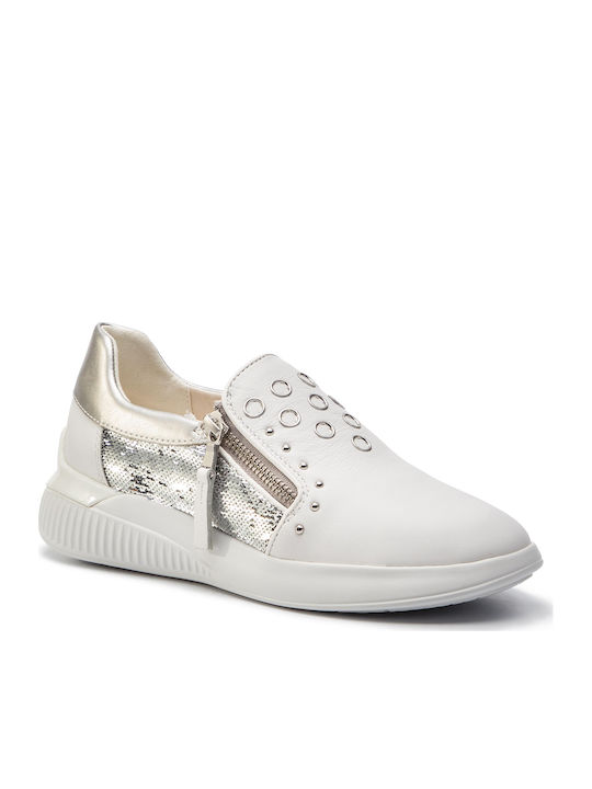 Geox D Theragon D Adidași Albi
