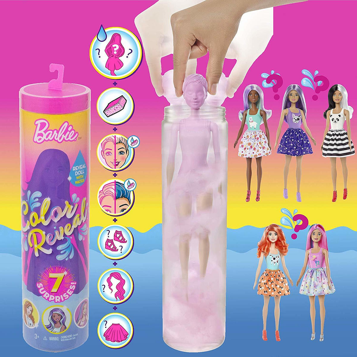 Mattel Barbie Color Reveal Έκπληξη για 3+ Ετών GMT48 | Skroutz.gr