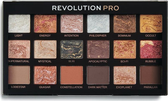 Revolution Beauty Pro Regeneration Παλέτα με Σκιές Ματιών σε Στερεή Μορφή Astrological 14.4gr