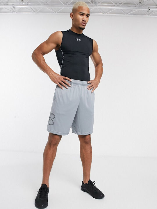 Tech Graphic Men's Athletic Shorts Gray