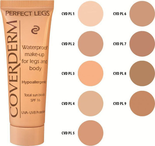 Coverderm Perfect Legs Waterproof SPF16 Liquid Foundation 05 50ml
