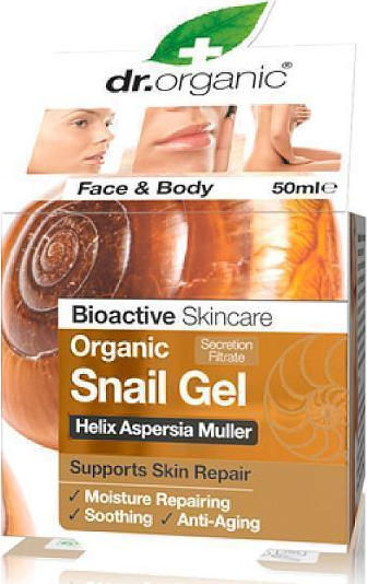 Dr.Organic Snail Gel Moisturizing and Anti-aging Body Serum for Dry and Sensitive Skin 50ml