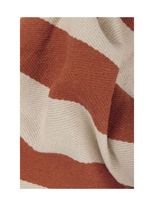 Mc Decor Curtain with Grommet Stripes Orange 140x260cm