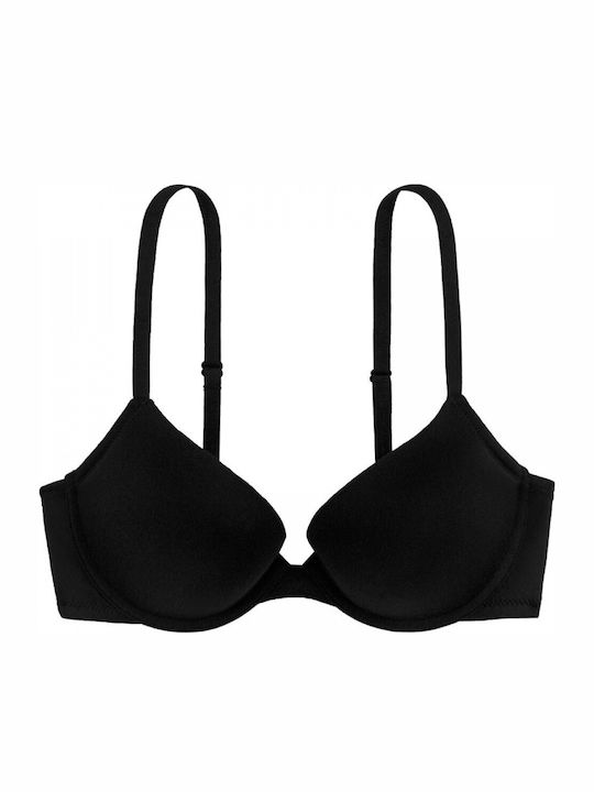 Michelle 2 Negru Sutien Push Up cu Baloane