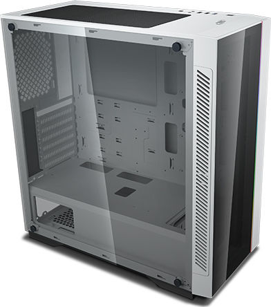 Deepcool Matrexx 55 V3 ADD-RGB 3F Gaming Midi-Turm Computergehäuse mit Seitenfenster Weiß