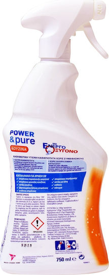Dettol Power & Pure Kitchen Spray Cleaner Oven 750ml 1pcs